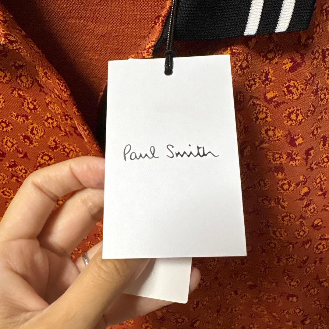 タグ付き新品未使用★Paul Smith オレンジ柄ポロシャツ 半袖