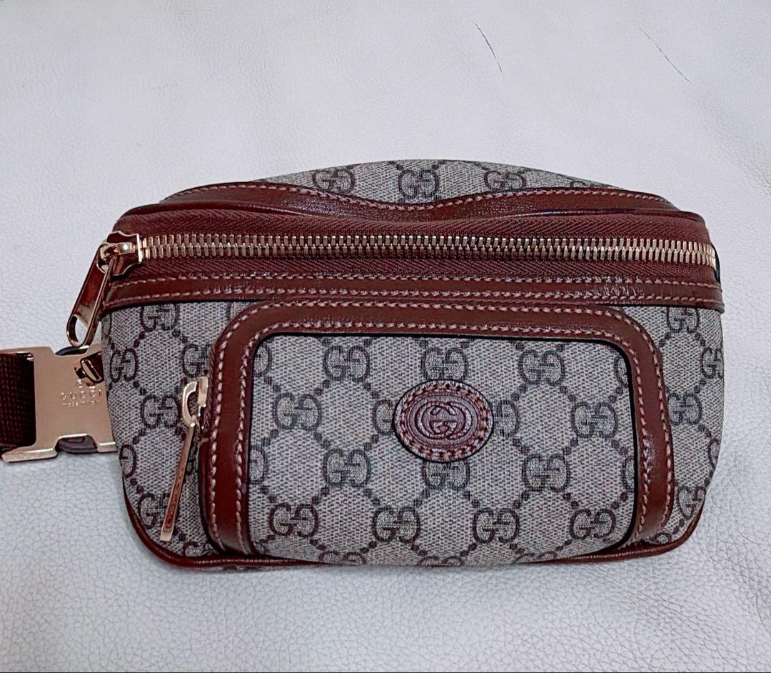 【新品】GUCCI グッチ GGキャンバス ボディバッグ ウエストポーチ