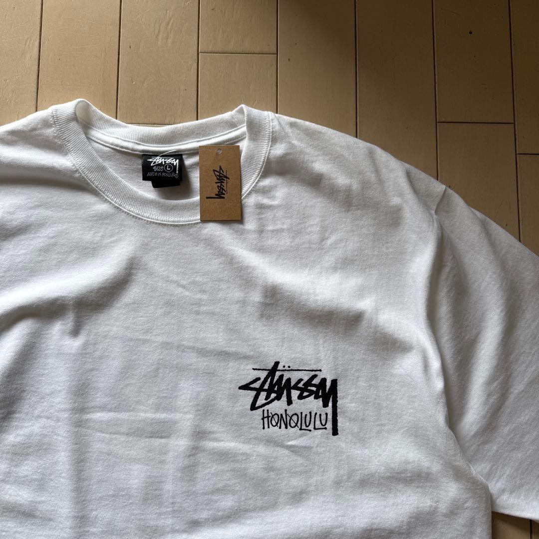 【新品】STUSSY HONOLULU TEE ホノルル　ハワイ限定　Lサイズ
