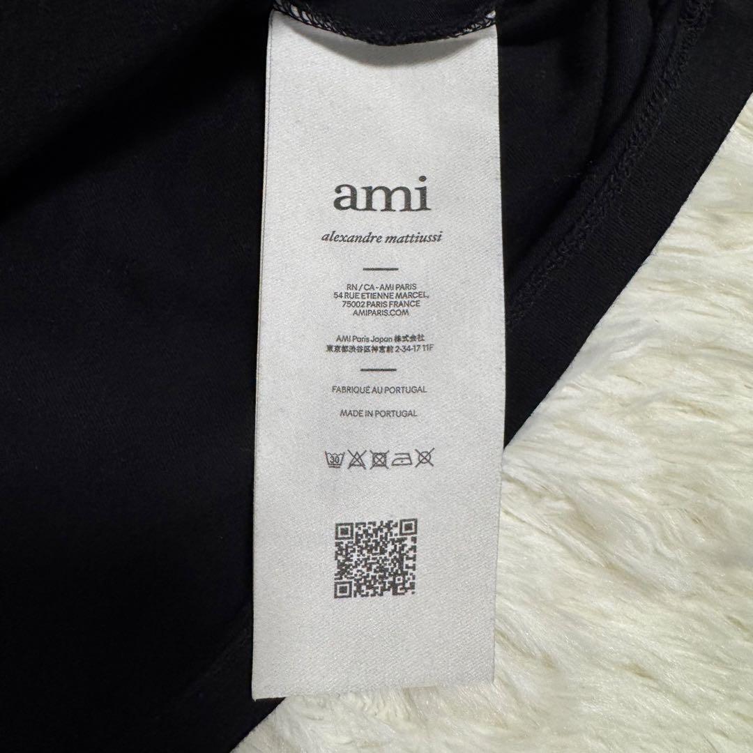 アミパリス AMI PARIS クルーネック 半袖 Tシャツ ブラック ハート