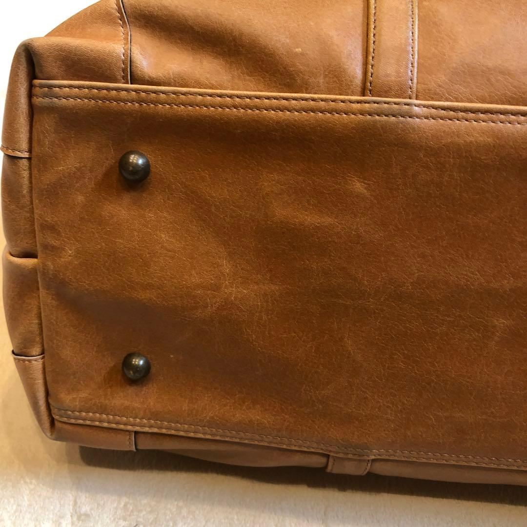 【美品】本革ボストンバッグ トラベル/ビジネスに最適 信頼の日本製