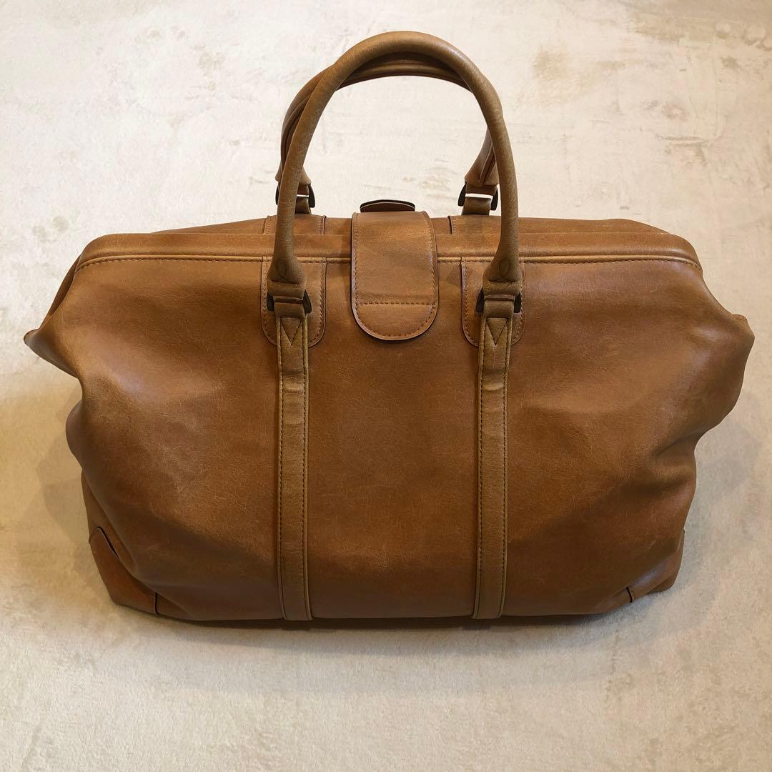 【美品】本革ボストンバッグ トラベル/ビジネスに最適 信頼の日本製