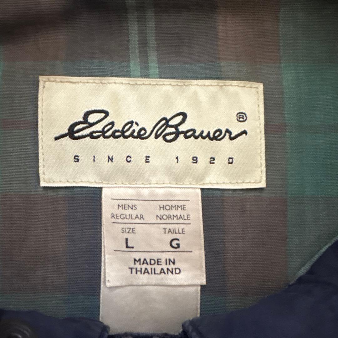 eddie bauer ブルゾン ネイビー Lサイズ