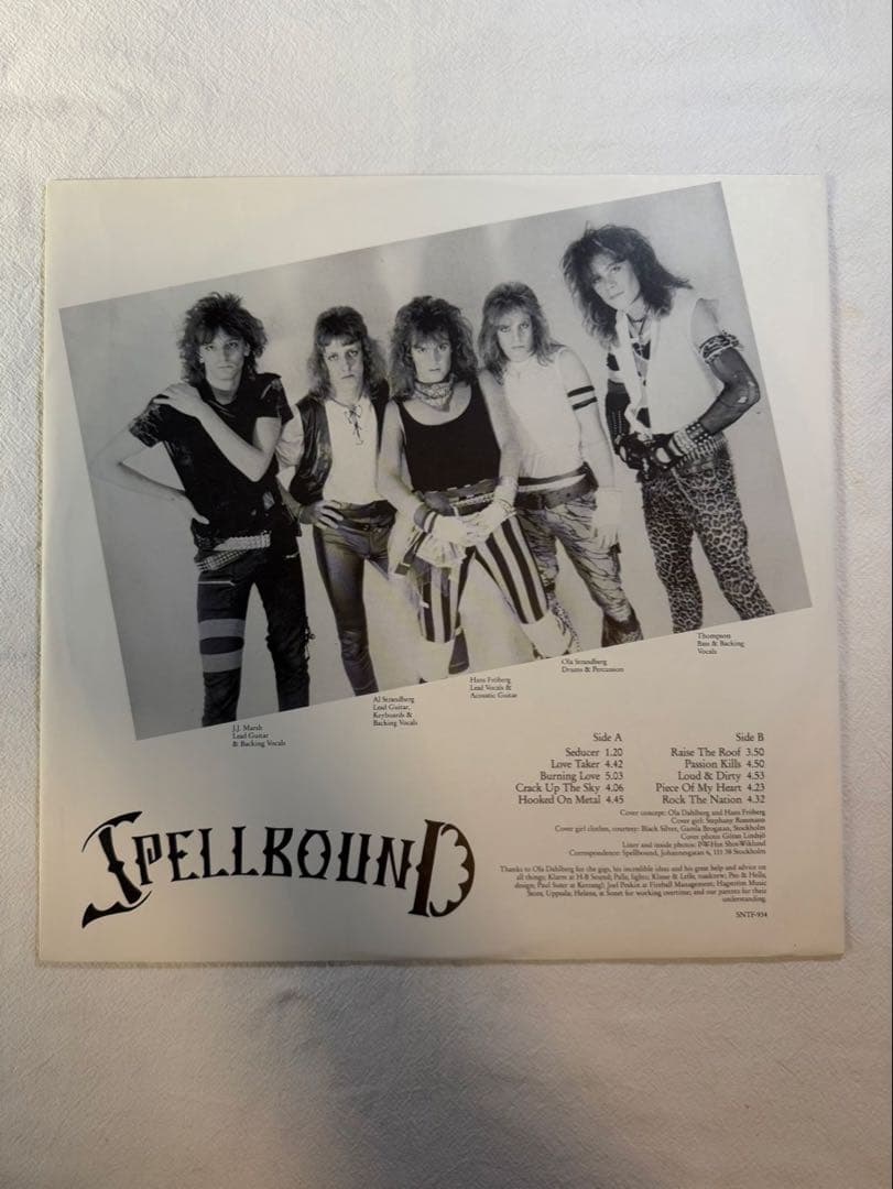 洋楽 Spellbound / Breaking The Spell / LP