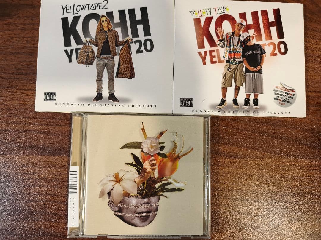 KOHH CD アルバム　yellow tape T20 梔子 千葉雄喜