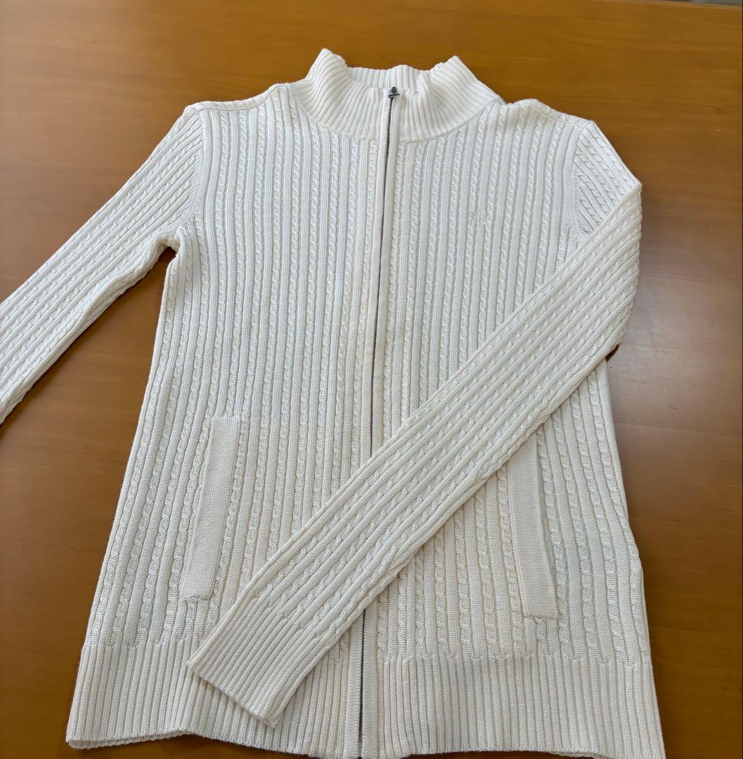 未使用 ラルフローレン ミニ ケーブル ジップ カーディガン 現行QRタグ 春服