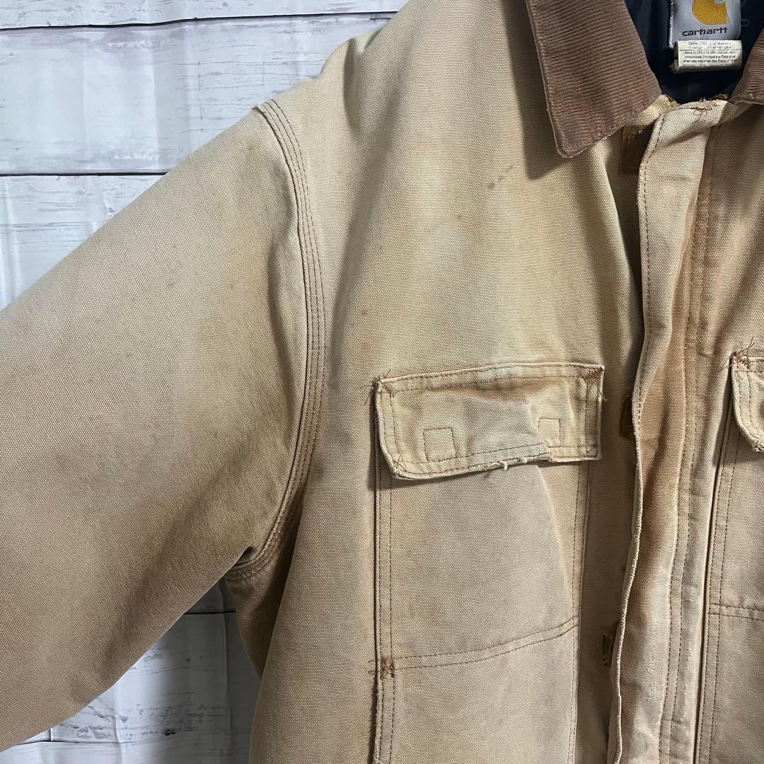 k*r様 希少【USA製】Carhartt トラディショナルジャケット　ベージュ