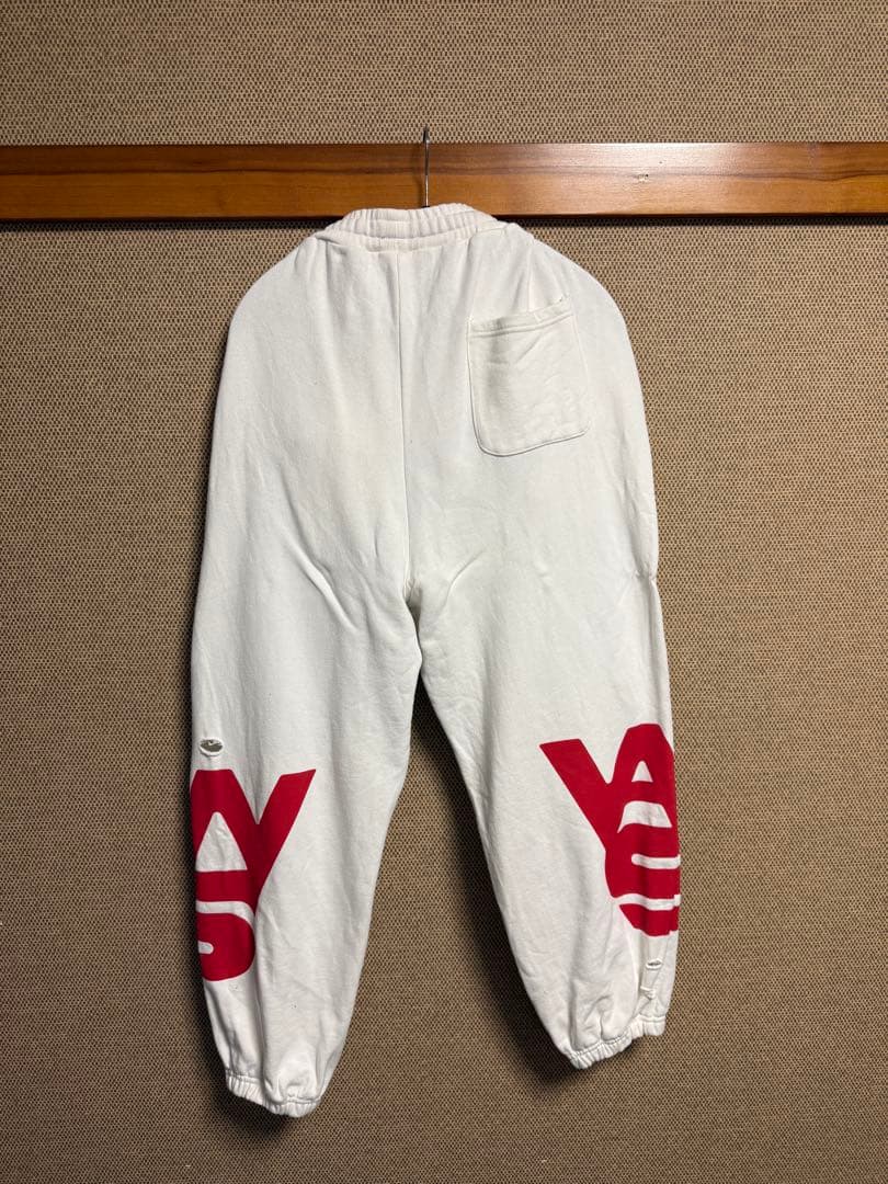 ミュージシャン Vaundy VAWS Logo Sweat Pants White XL