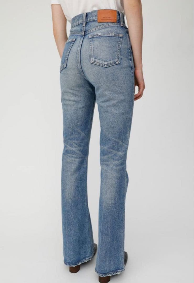 パンツ MOUSSY MVS FLARE BLU 22