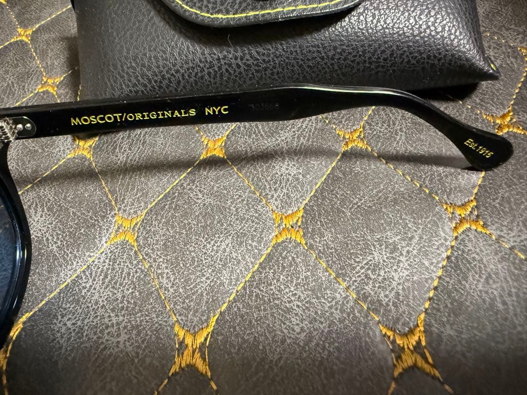 MOSCOT LEMTOSH ブラック サングラス ケース付き