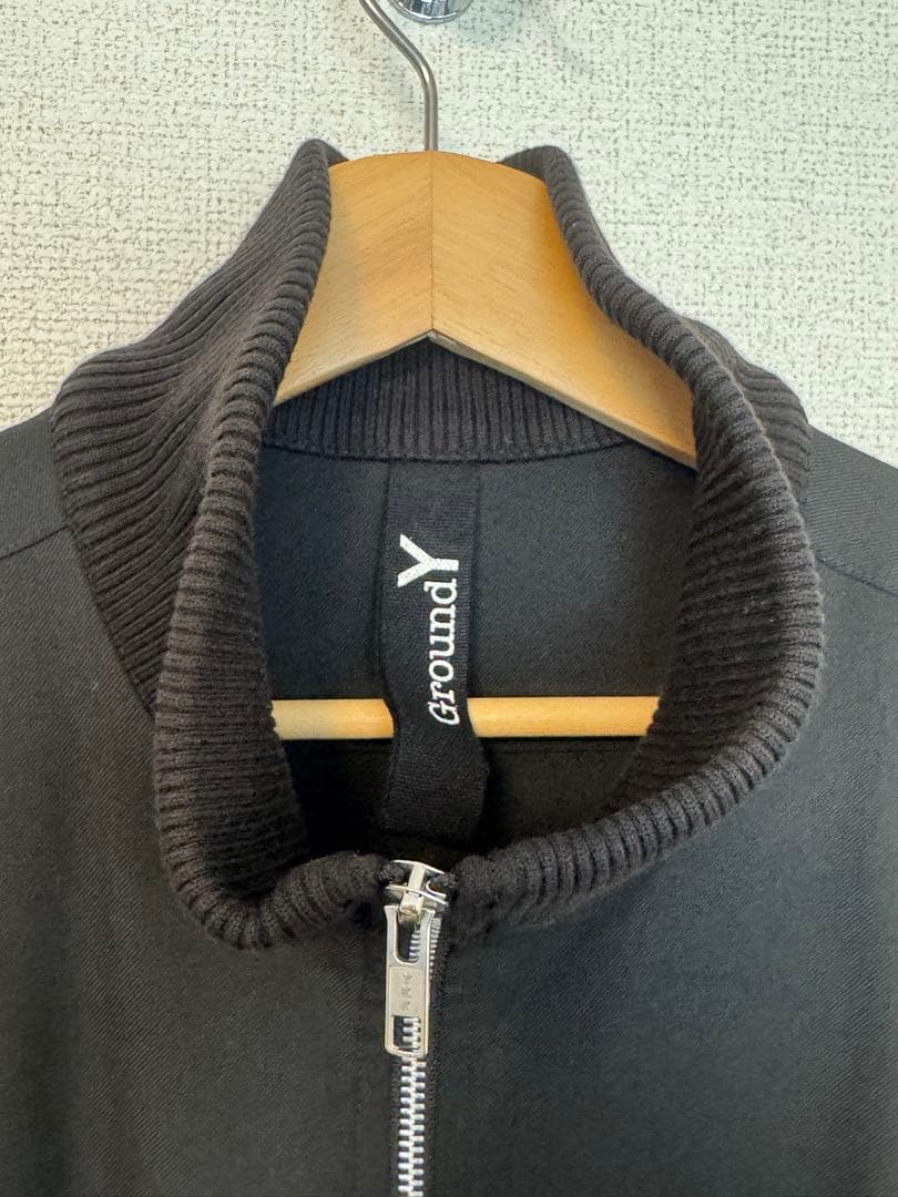 Ground Y yohji yamamoto ダブルジップロングジャケット