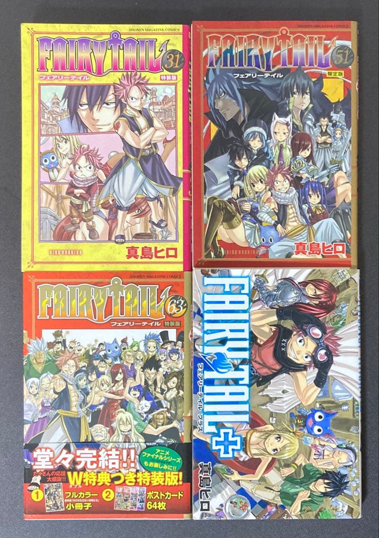 フェアリーテイル　特装版＋限定版＋エルザベアブリック＋フェアリーガールズ＋プラス
