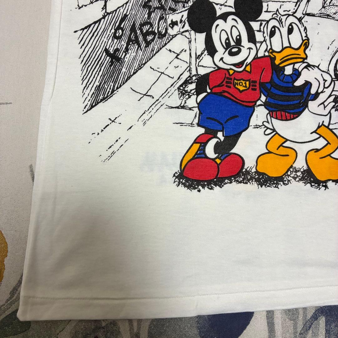 ビンテージ　ディズニー　グアム　USA ミッキー ドナルド　車　半袖　Tシャツ