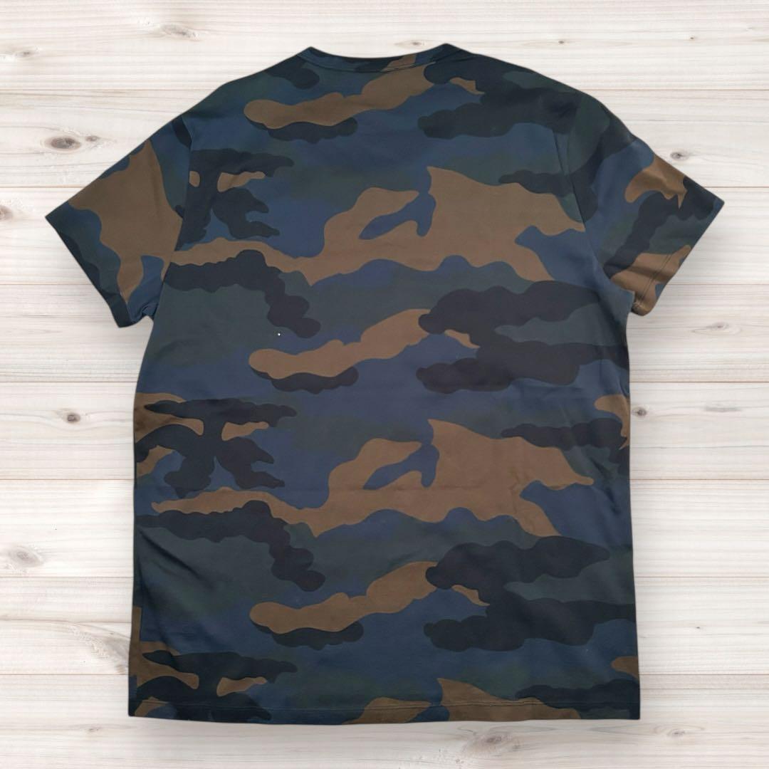 美品✨MONCLER 迷彩 Tシャツ XL カモフラ ロゴ 正規品 モンクレール
