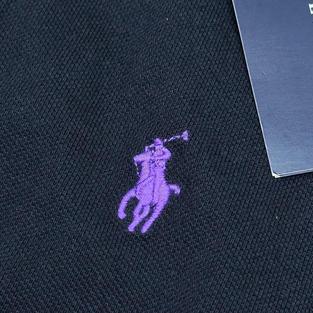 ✨新品未使用タグ付き✨ラルフローレン 紫 刺繍 ポニー 半袖 ポロシャツS