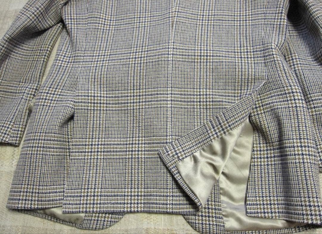 Aquascutum テーラードジャケット チェック柄