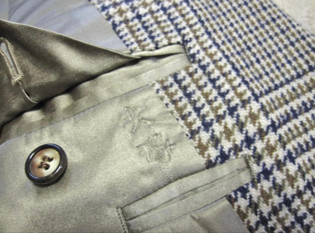 Aquascutum テーラードジャケット チェック柄