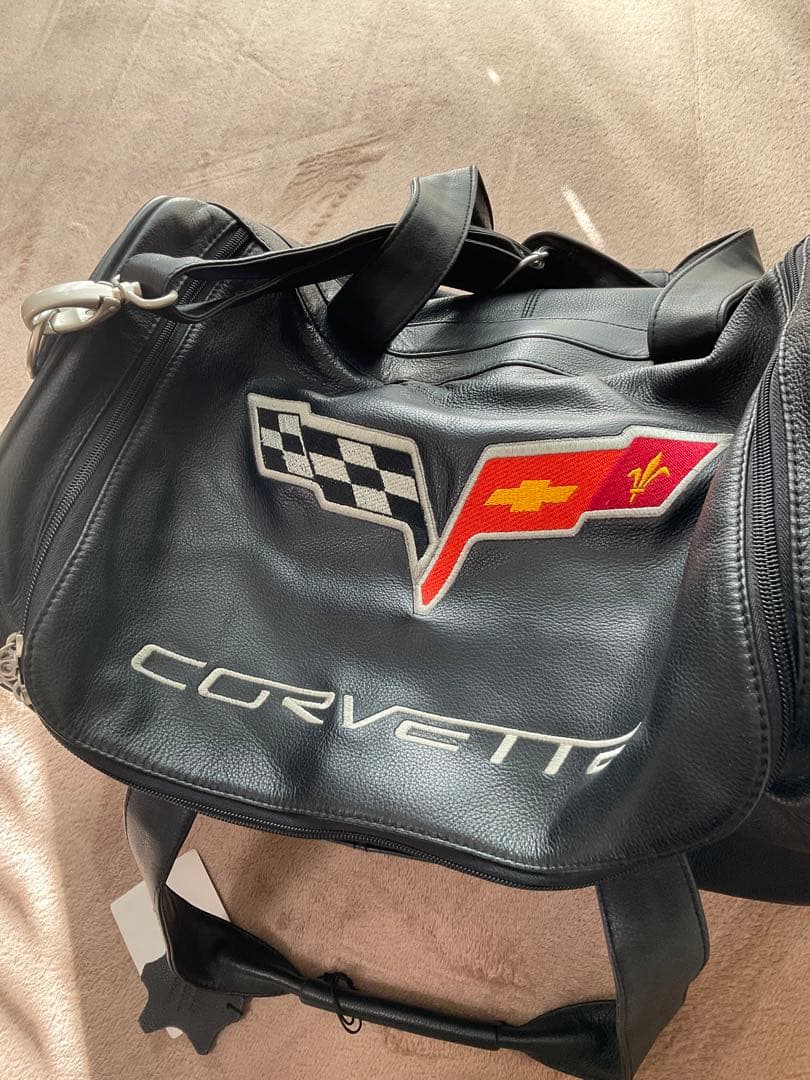 パンくんシボレー Corvette ボストンライセンスタグ グレインレザー