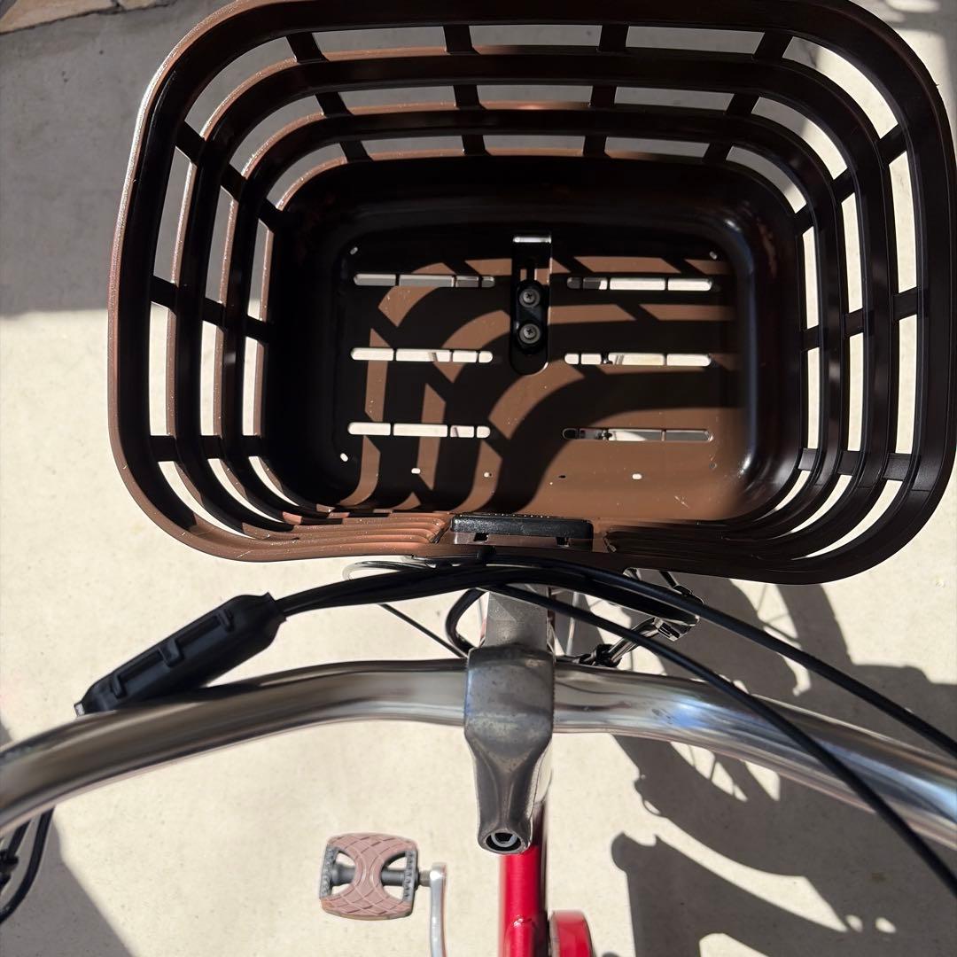 電動アシスト自転車 赤 BRIDGESTONE