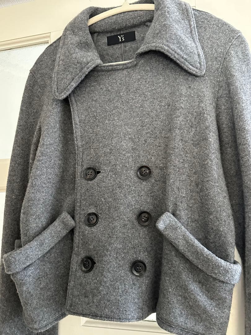 Y's Yohji Yamamoto ワイズ ヨウジヤマモト ウール ピーコート