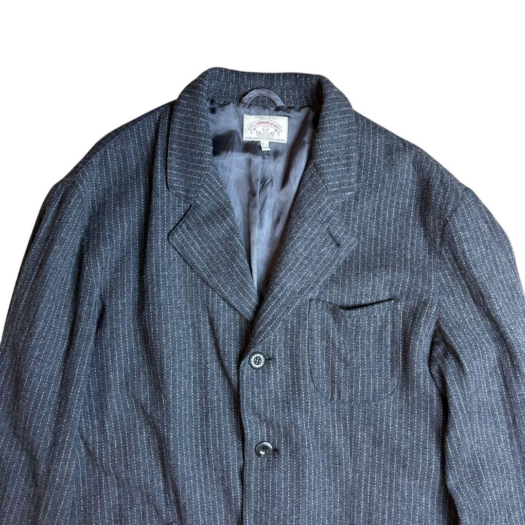 ARMANI jeans イタリア製 80〜90s アンコンジャケット