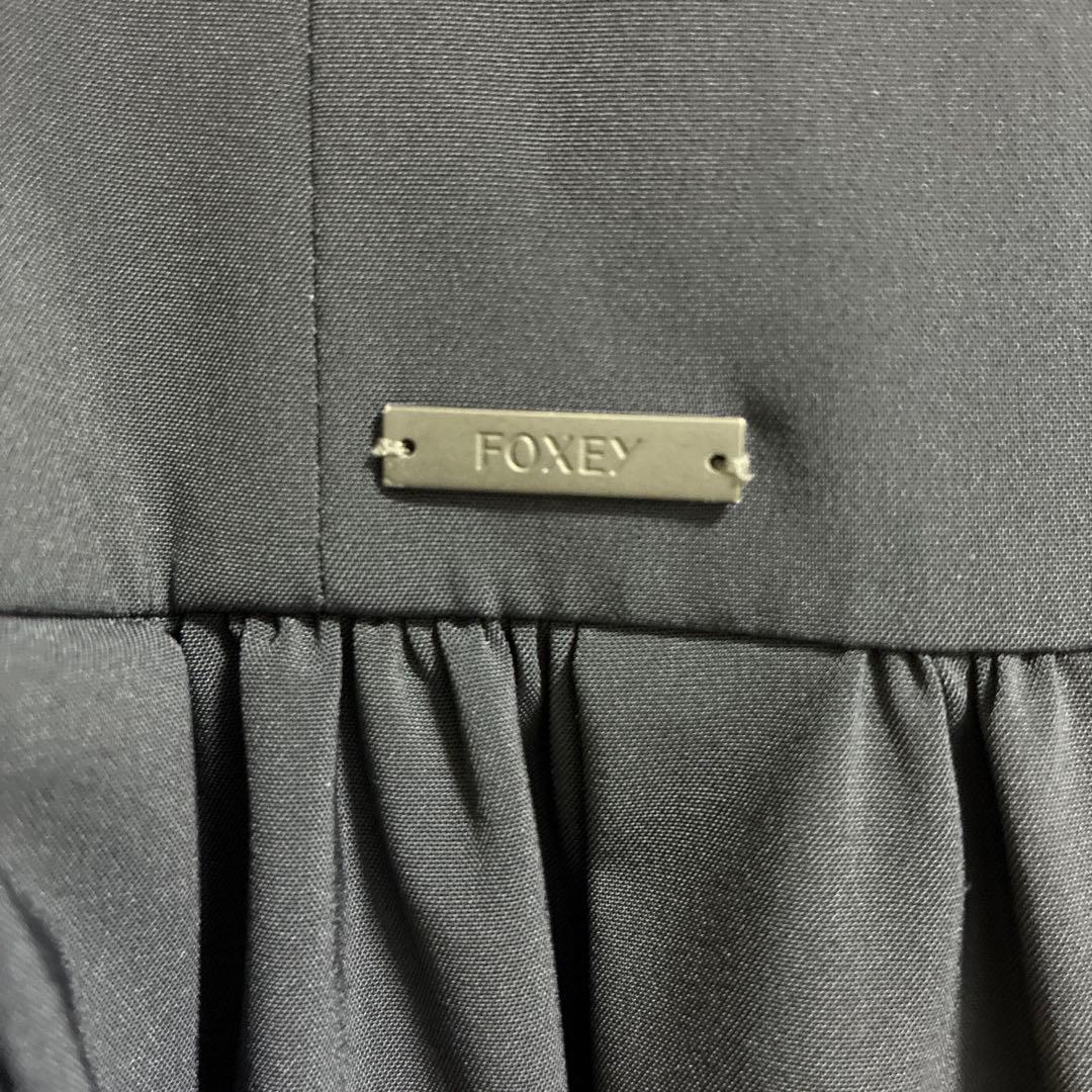 フォクシー　レイニーコート　ネイビー　サイズ38 Aqua 39362