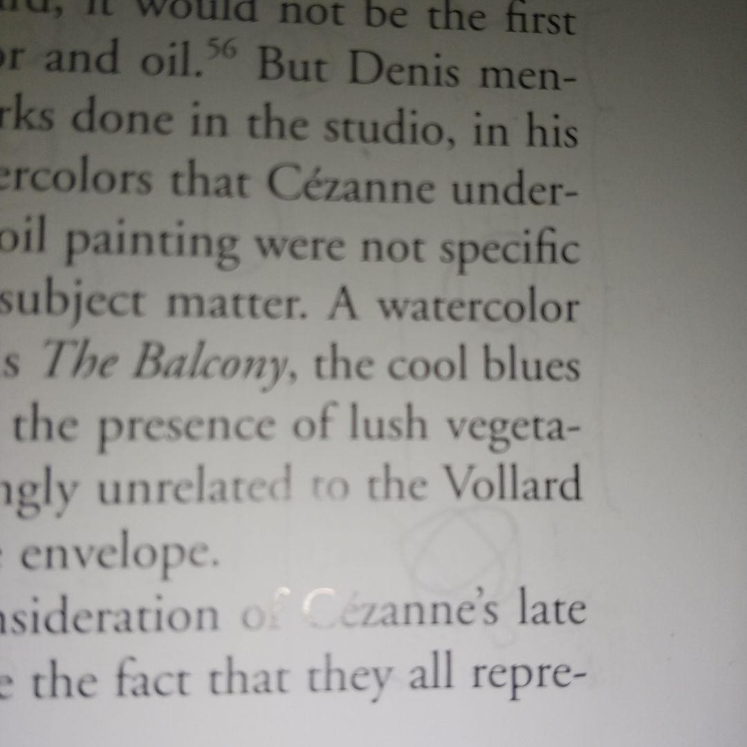 Cézanne's Watercolors: Between Drawing a