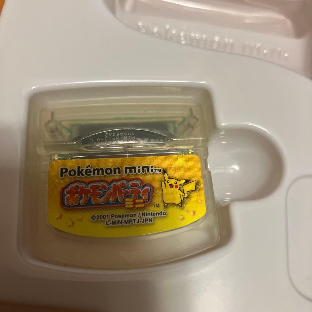 ポケモン　ミニ　Pokémon mini クリアブルー ゲームソフト付き