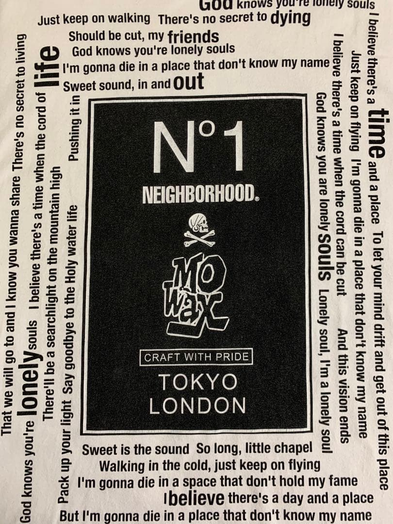 NEIGHBORHOOD UNKLE コラボTシャツ James Lavelle