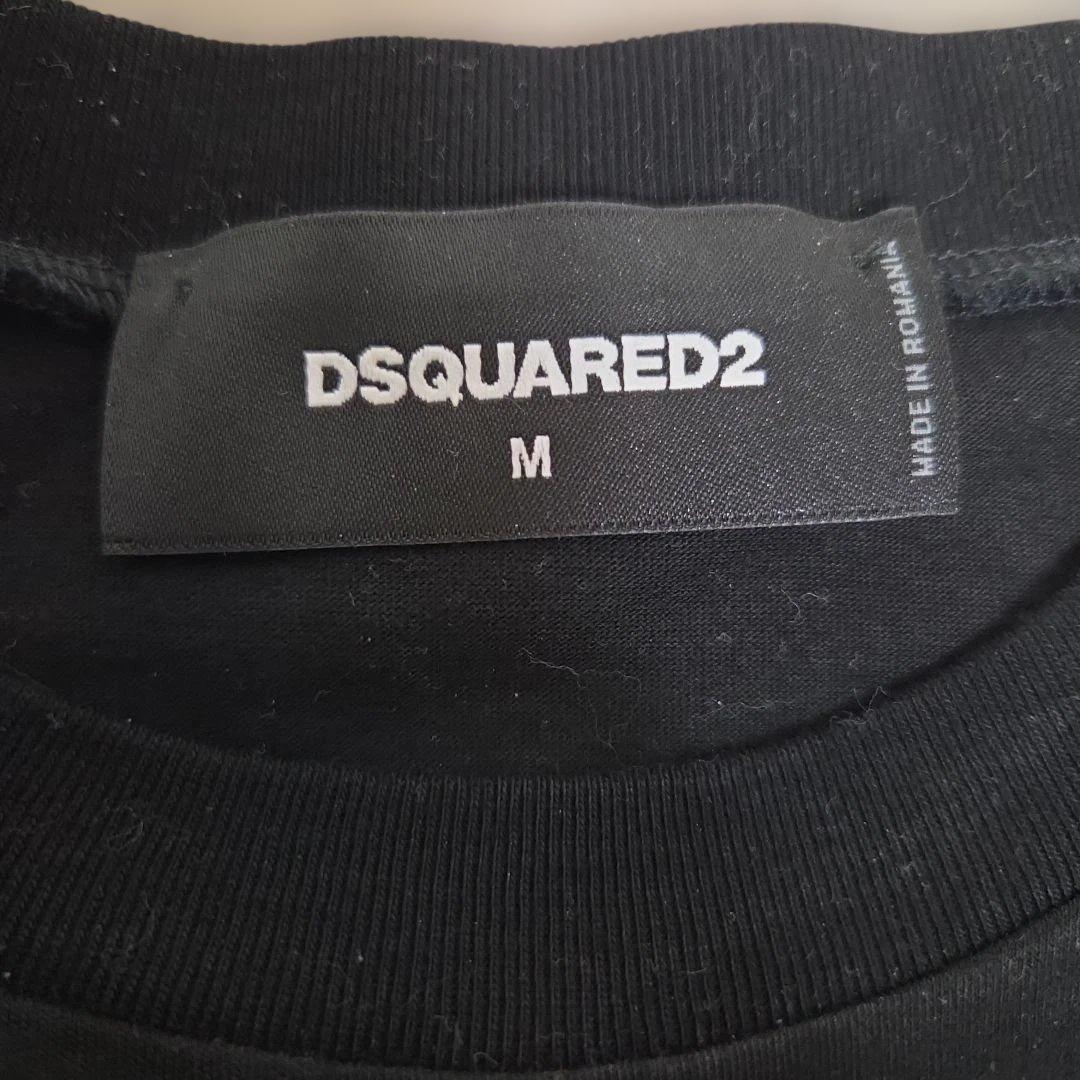 た*ン様 DSQUARED2 グリーンリーフ Tシャツ M ブラック