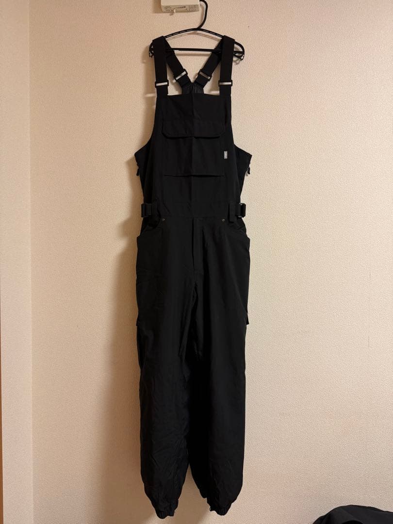 [ネームレスエイジ]スノーボード　ワイドビブパンツ　Lサイズ　ブラック