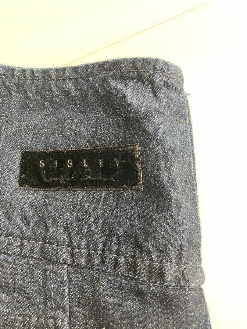 新品未使用　SISLEY デニム変形デザインパンツ　サイズ38