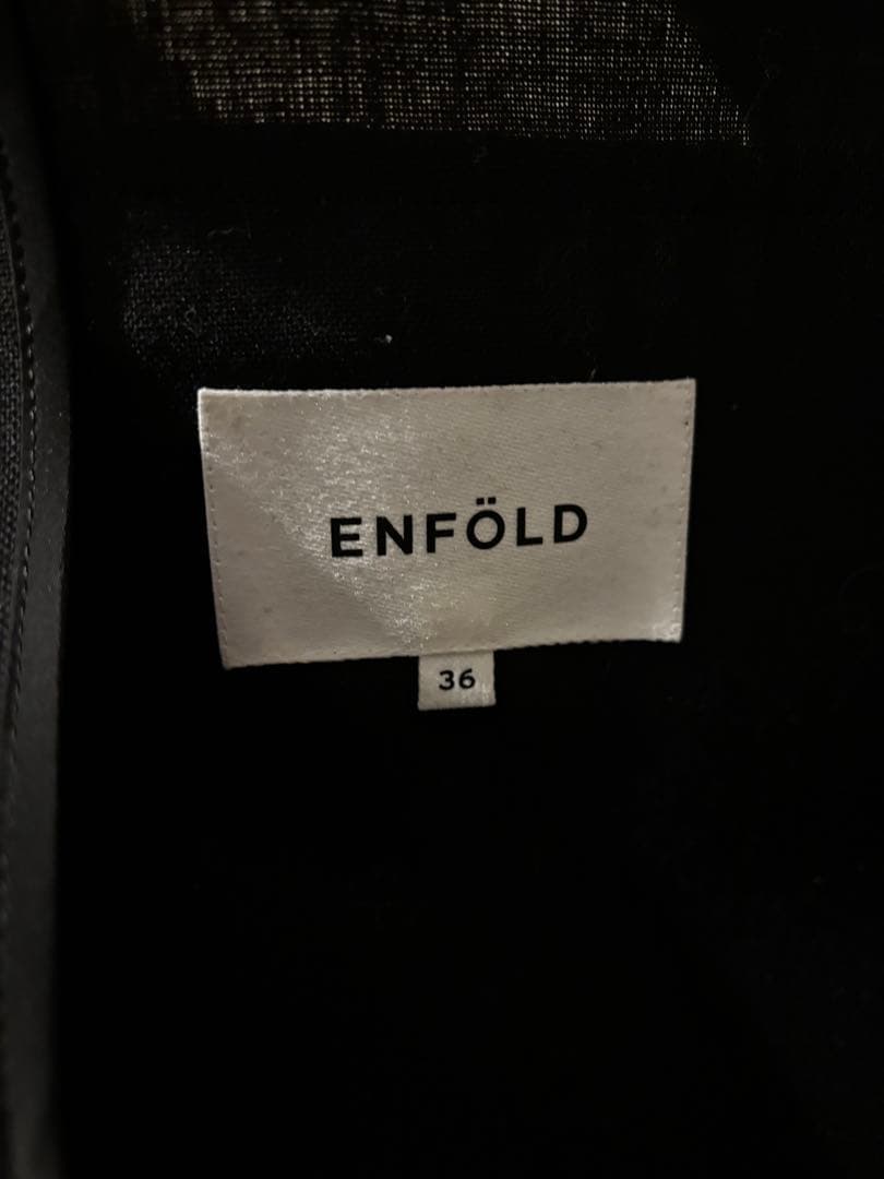 ジャケット・アウター ENFOLD HighTwist Weave BOX JACKET 36