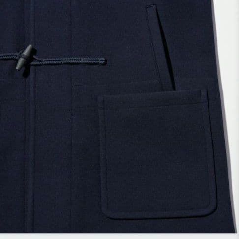 UNIQLO +J ジルサンダー ウール オーバーサイズ ダッフルコート 黒 M