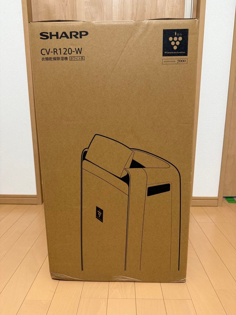 SHARP CV-R120-W プラズマクラスター除湿乾燥機2024年製