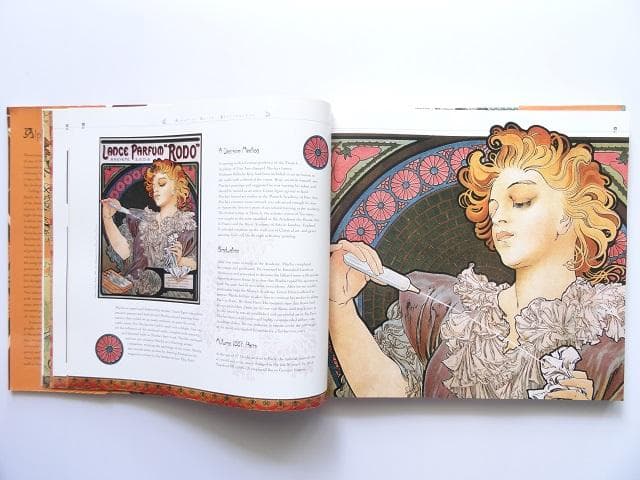 洋書◆ミュシャ画集 作品写真集 本 絵画 イラスト