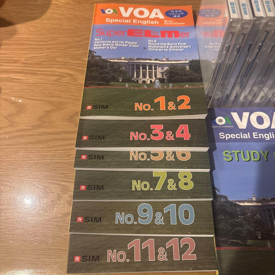 VOA Special English CD 12枚&テキスト　スーパーエルマー