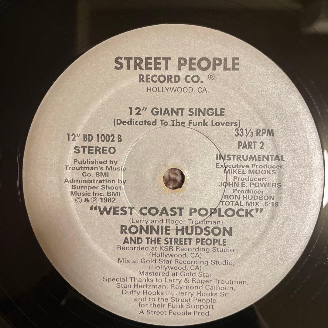 【送料込み】WEST COAST POPLOCK / RONNIE HUDSON