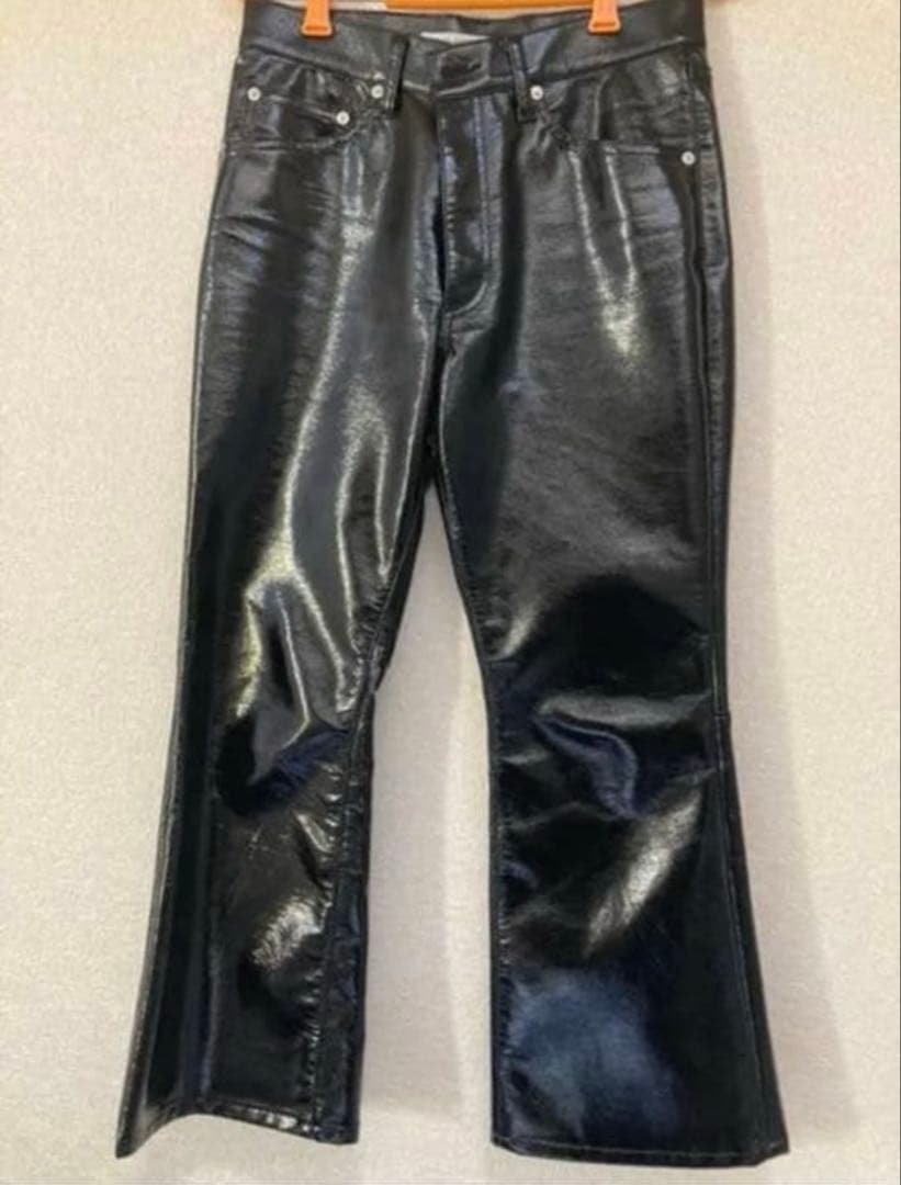 JOHN LAWRENCE SULLIVAN レザー　フレア　パンツ