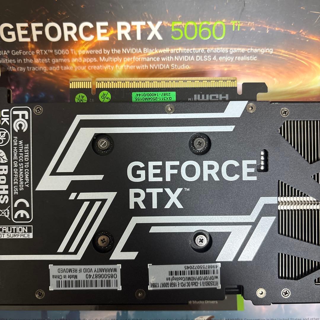 ぴ*さ様 GeForce RTX 5060 Ti 16GB GALAKURO G