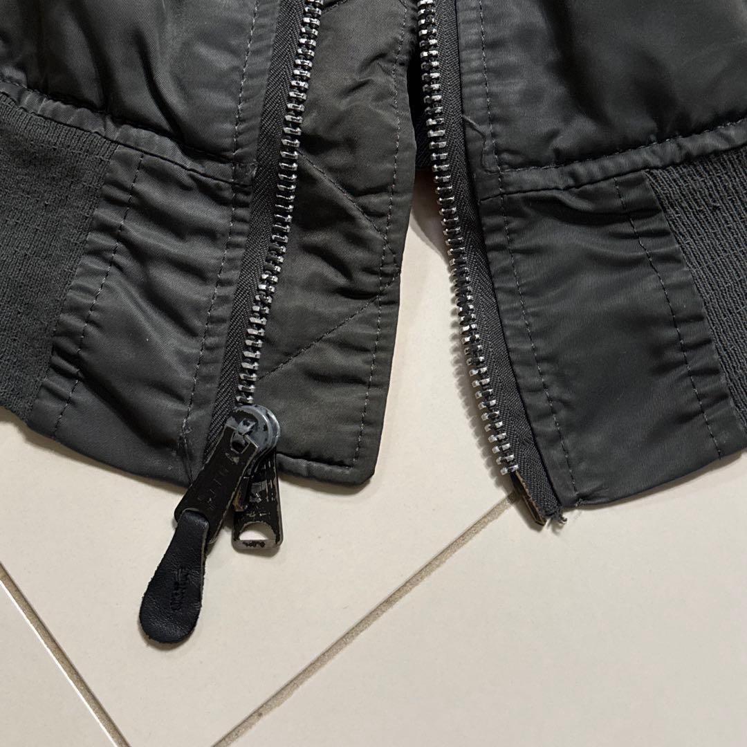 USA製 90年代 ALPHA INDUSTRIES MA-1 グレー系