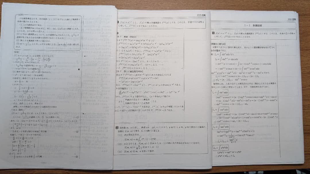 駿台　数学ZX 2025年版 前期後期セット