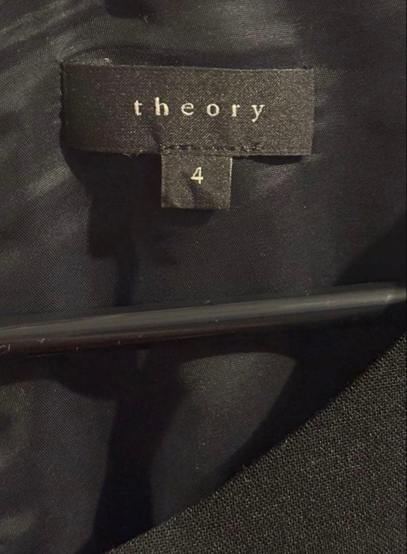 新品 Theory セオリー ワンピース ブラック 4 BETTY 2 黒 無地