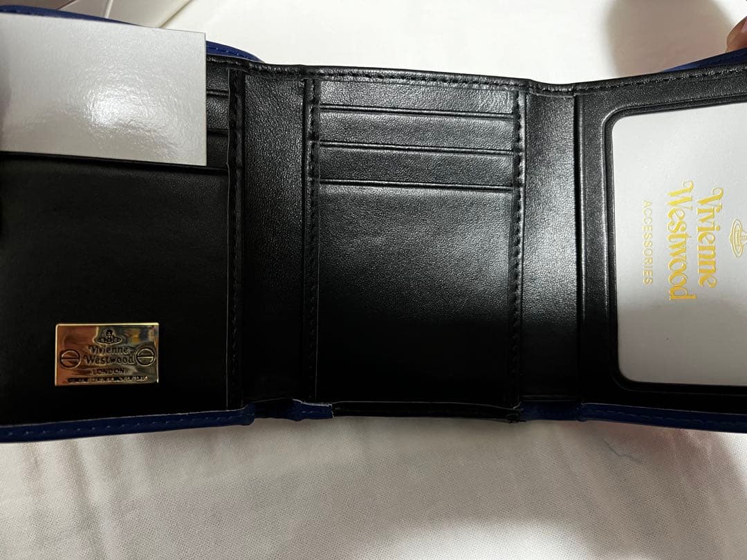 はるぴVivienne Westwood 三つ折り財布 レッド/ブルー