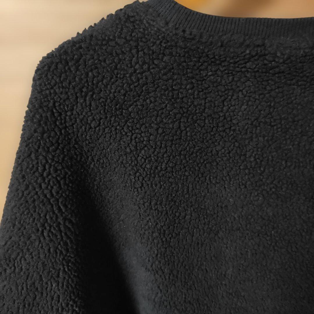 極美品APPLEBUM、アップルバム ボアフリーストップスNAVY XXLサイズ