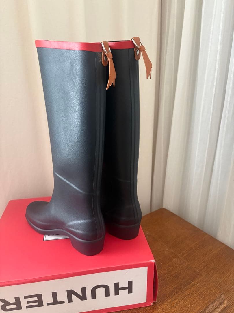 AIGLE エーグル ブラック　 ブーツ　レインブーツ長靴