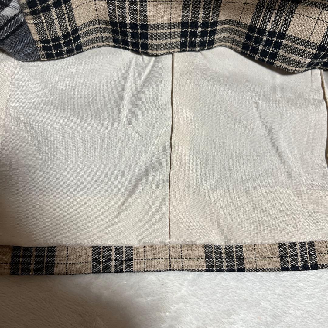 アンドマリー　andmary Khy check set beige