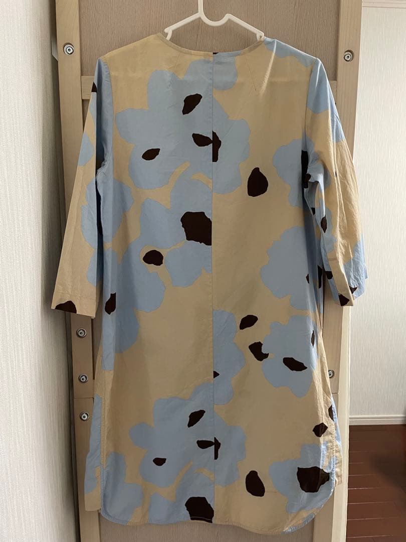 marimekko マリメッコ ワンピース M 七分袖 膝丈