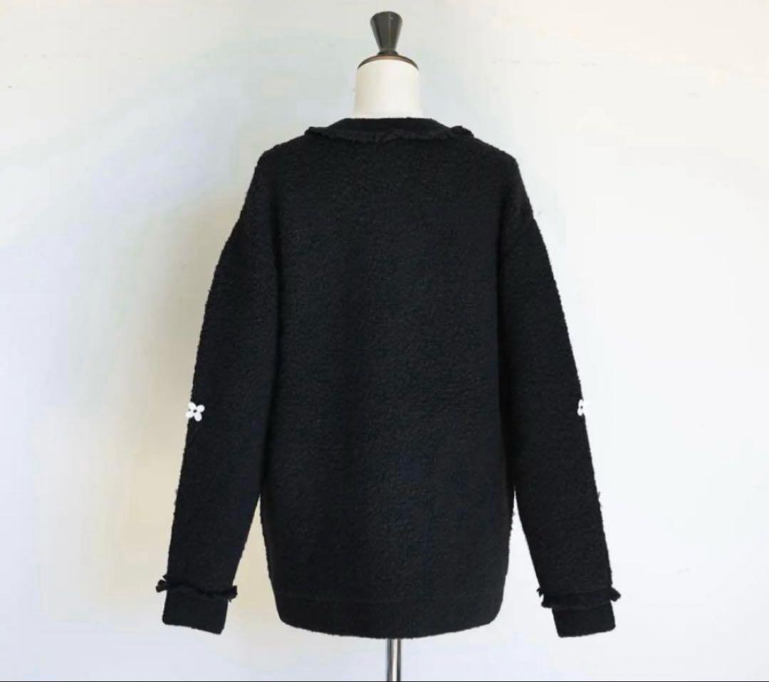 gypsohila Blossom Cardigan ブラック　未使用に近い