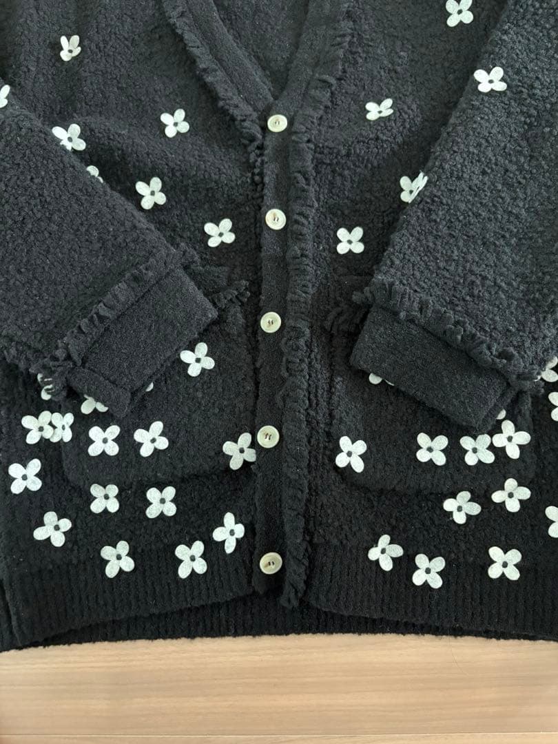 gypsohila Blossom Cardigan ブラック　未使用に近い